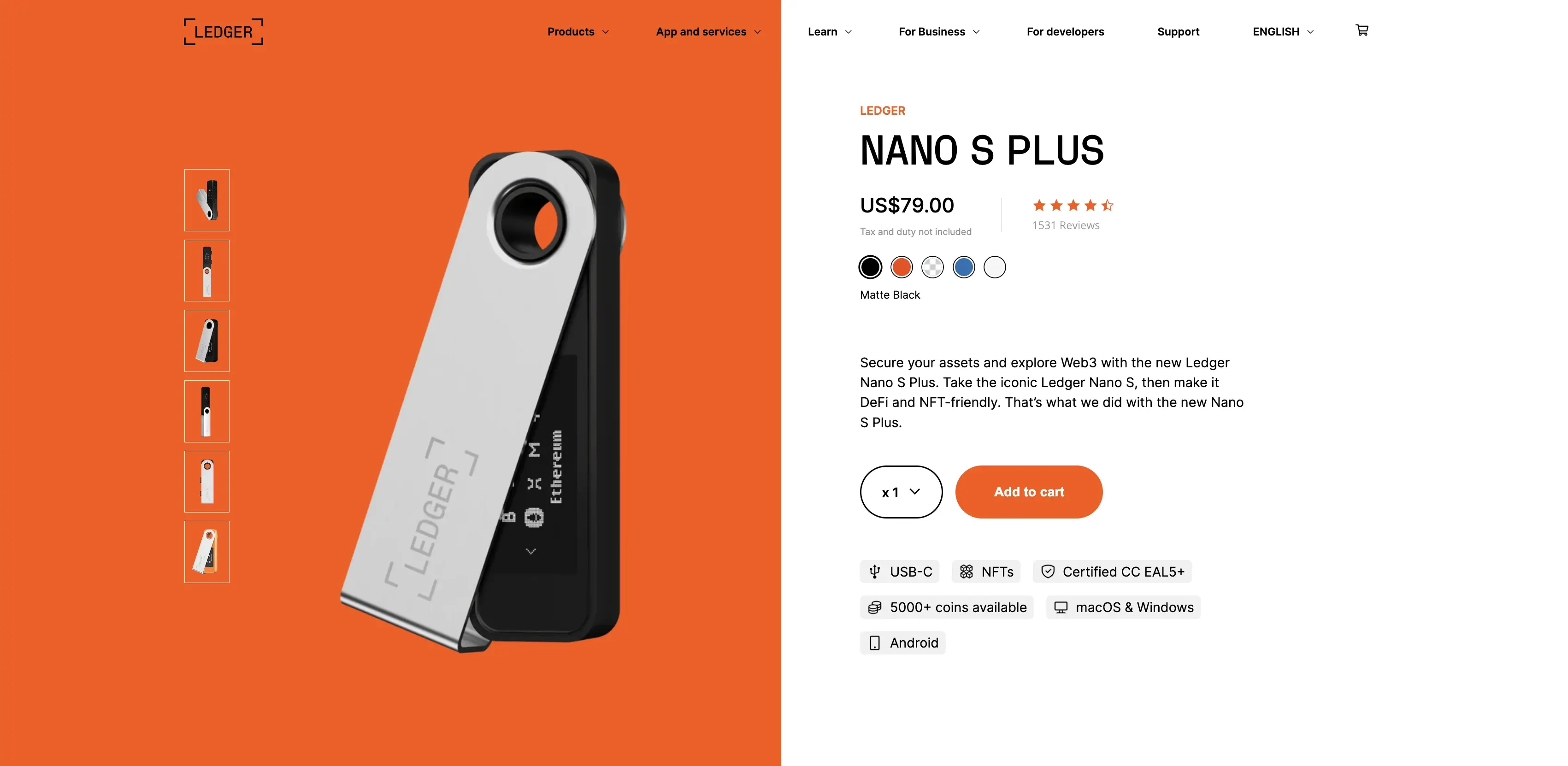 Ledger Nano S PLUS